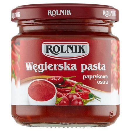 Rolnik W Gierska Pasta Paprykowa Ostra G