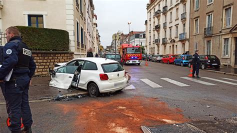 Côte d Or Faits divers Dijon spectaculaire accident rue Jacques