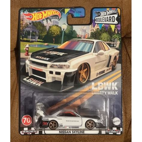 Hot Wheels Premium Boulevard LBWK Liberty Walk LB ER34 Silhouette Skyline R34 Subaru Impreza 22B