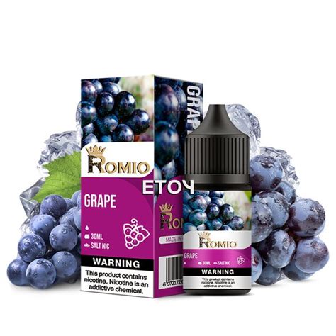 Romio King Pro Ice Salt Grape 30ml Tinh Dầu Pod Chính Hãng