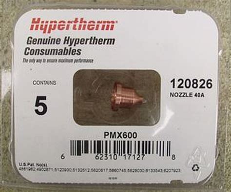 Hypertherm Powermax 600 Nozzle 5 Pack Western Canada Welding Products