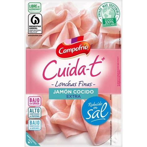 Comprar Cuida t jamón cocido extra bajo en grasa reducido en sal en