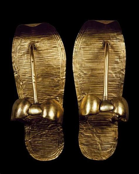 Golden Sandals Of Tutankhamun Routofthetombs