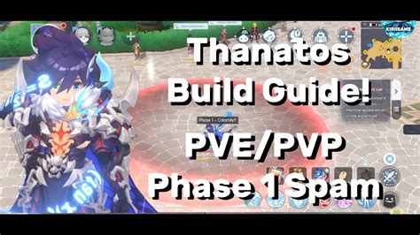 Thanatos Build Guide How To Spam Phase 1 PVE And PVP Builds