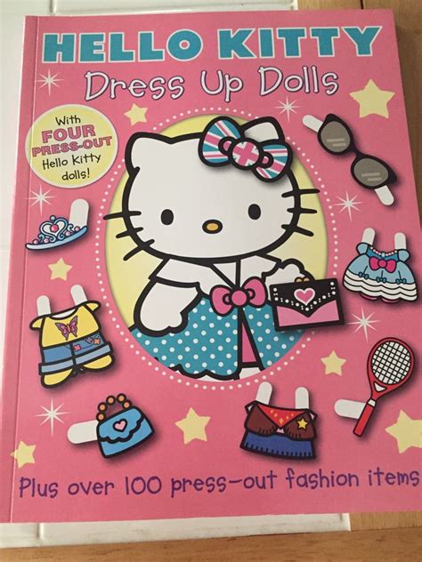 Hello Kitty Dress Up Paper Dolls Book Hobbies And Toys Books