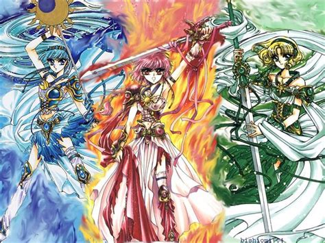 Magic Knight Rayearth Las Guerreras M Gicas Monoschinos