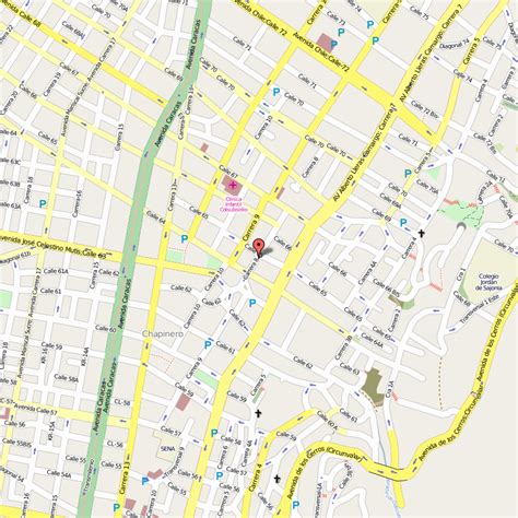 Bogota Map - Colombia