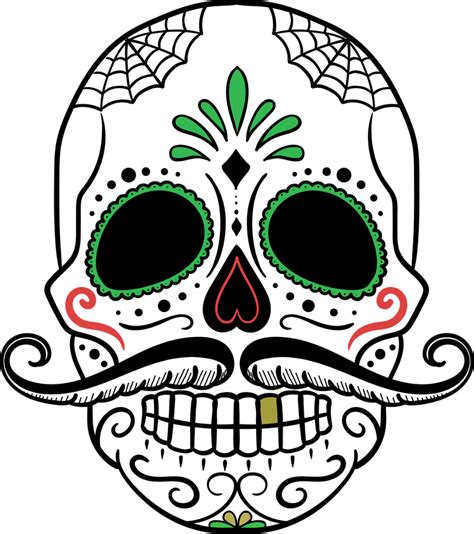 Dia De Los Muertos Skull Designs