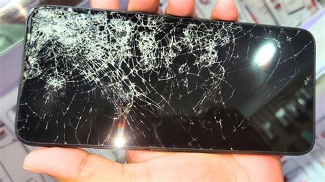 Oppo Full Cracked Screen Restoration Destroyed Phone Youtube