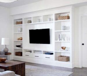 Media Wall Built-Ins – Free Woodworking Plan.com