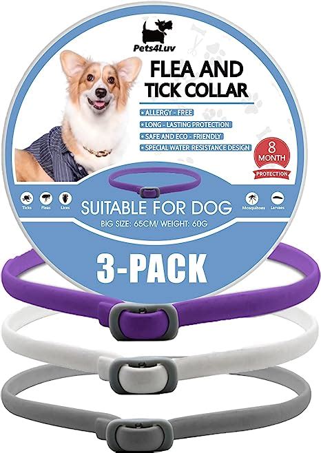 Pets Luv Collare Antipulci Per Cani Collari Antizecche Per Cani