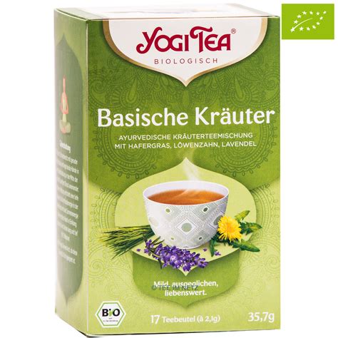 Tee Shop YOGI TEA Basische Kräuter BIO 17 x 2 1 g TEE IM NETZ de