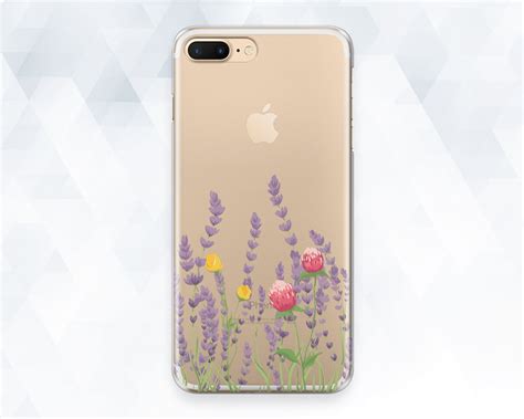 Lavender Iphone Case Purple Flowers Iphone 12 11 Xr X 8 Cute Etsy Uk