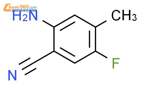 916514 05 1 Benzonitrile 2 amino 5 fluoro 4 methyl CAS号 916514 05 1