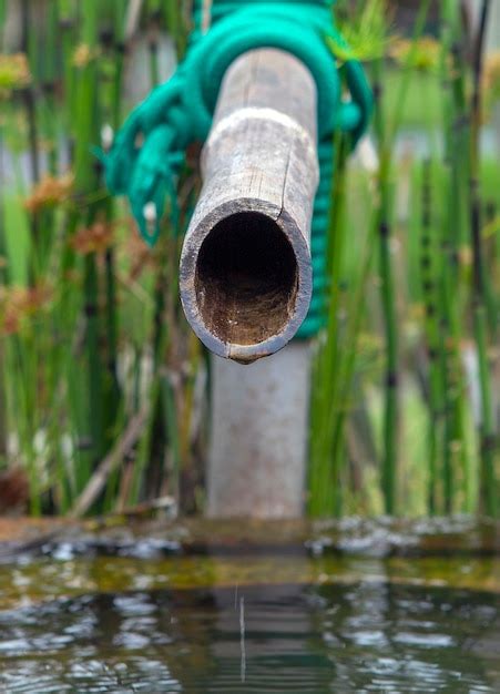 Premium Photo | Japanese bamboo water fountain