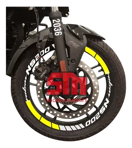 Stickers Reflejantes Para Rin De Moto Pulsar Ns Nid En Venta En