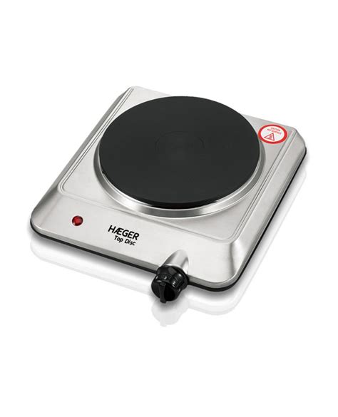 Placa El Ctrica Haeger Top Disc Inox W Ig Electrodom Sticos