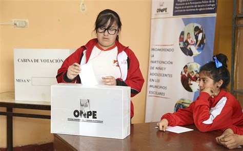 Onpe Elecciones Municipios Escolares