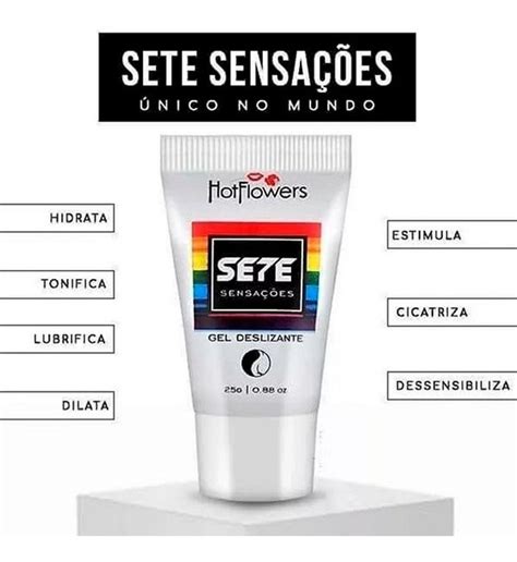 Gel Deslizante Lubrificante Sete Sensações Hot Flowers g Mercado