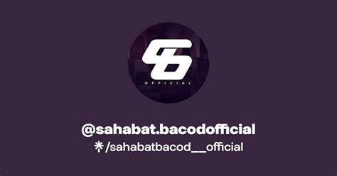 Sahabat Bacodofficial Instagram Tiktok Linktree