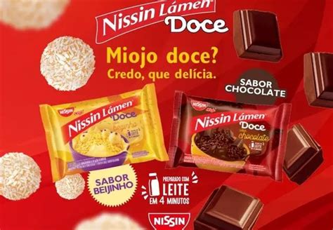 Nissin lança miojo sabores beijinho e chocolate veja reações nas redes