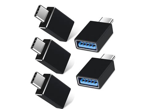 5pack Usb C To Usb Adapters Type C To Usb 30 Usbc Adapter Side By Side Male To Usb 30 Female