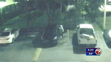 Security Video Captures Vehicle Burglars Breaking Into Cars In Sw Miami