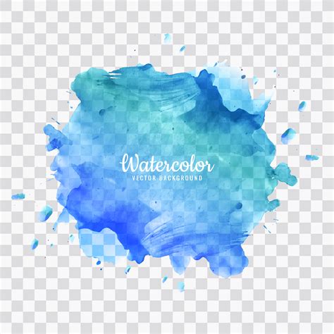 Blue Watercolor Splash Background Vector Art At Vecteezy