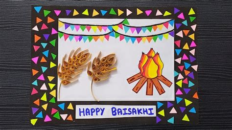 Baisakhi Craft Happy Vaisakhi Card Diy Baisakhi Craft Baisakhi