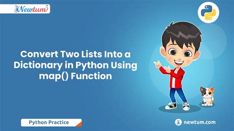 Convert Two Lists Into A Dictionary In Python Using Map Function