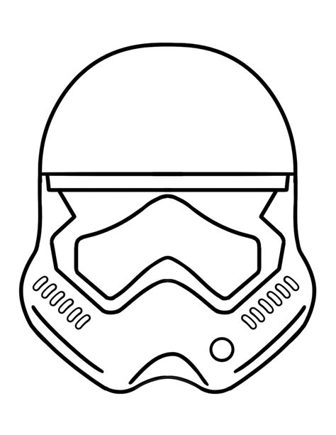 Stormtrooper Helmet Drawing at GetDrawings.com | Free for personal use ...