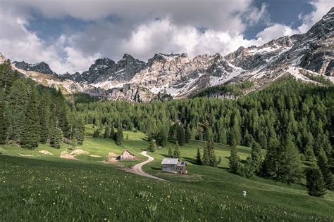 Spring In Val Di Fassa Trentino Dolomites