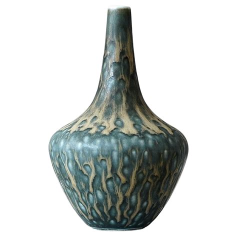 Unique Large Stoneware Vase By Gunnar Nylund For Rorstrand Sweden