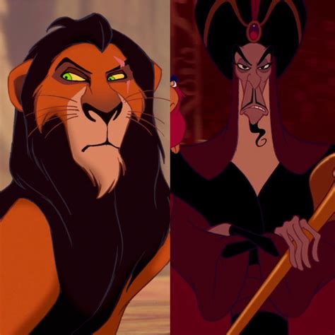 Similarities between Scar and Jafar by TheJokerClown on DeviantArt