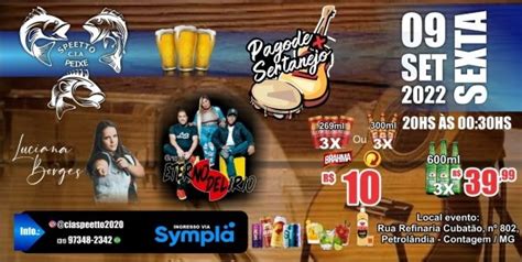 Pagode Sertanejo Em Contagem Sympla