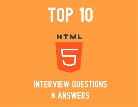 Top Html Interview Questions Answers Must Check Crazy Tech Tricks