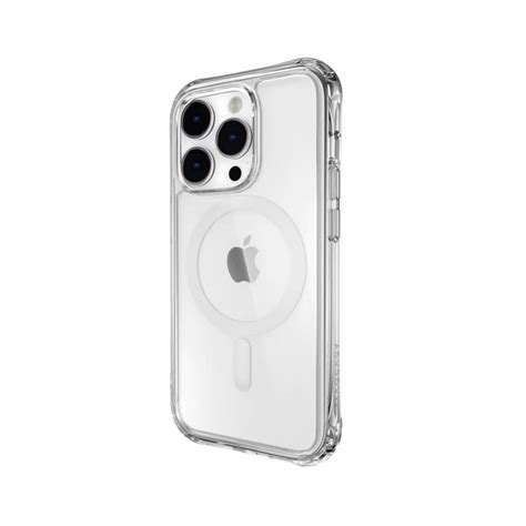 Switcheasy Iphone 14 Pro Atoms M Case Σκληρή Θήκη με Πλαίσιο Σιλικόνης και Magsafe Διάφανη