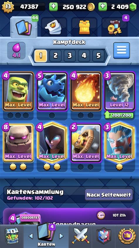 One of the easiest Golem decks you can currently play, pushed with it ...