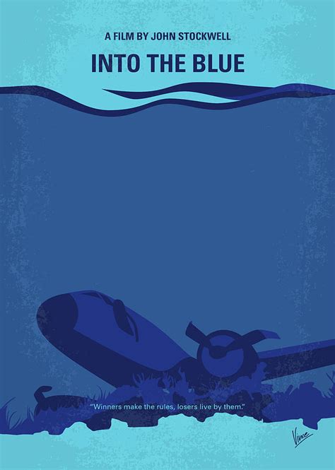 No912 My Into the Blue minimal movie poster Digital Art by Chungkong ...