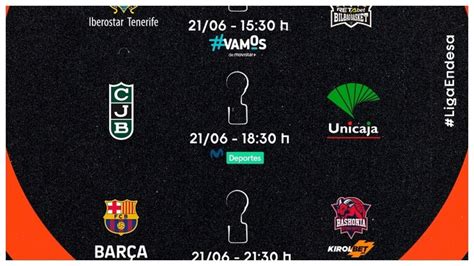 Acb Liga Endesa Fase Final Liga Endesa Partidos Horarios Y