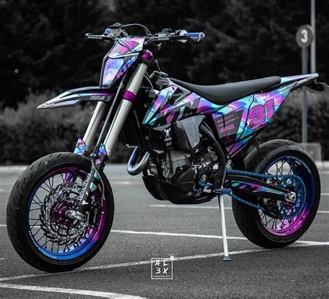 Purple Headlight Vinyl For Ktm Exc F 500 20