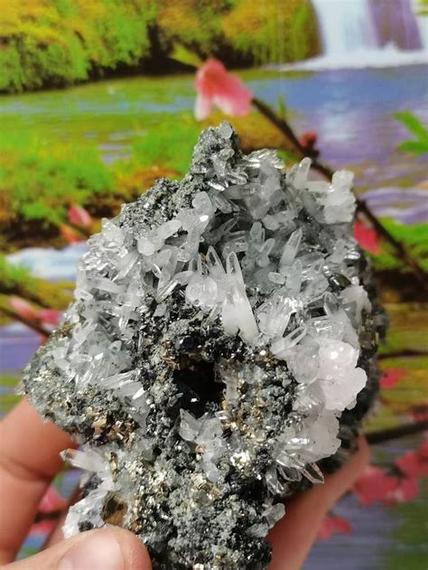 Amazing Quartz With Galena Pyrite And Sphalerite From Bulgaria Gold