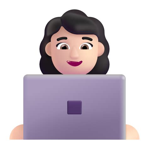 Woman Technologist Light Skin Tone Emoji