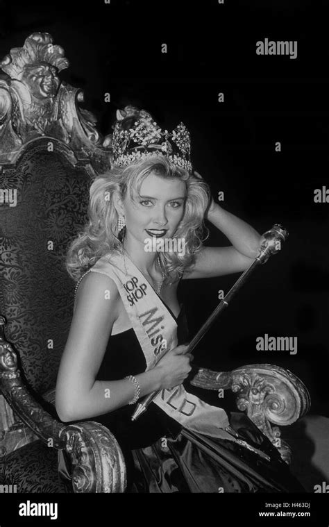 Miss great britain 1989 Black and White Stock Photos & Images - Alamy