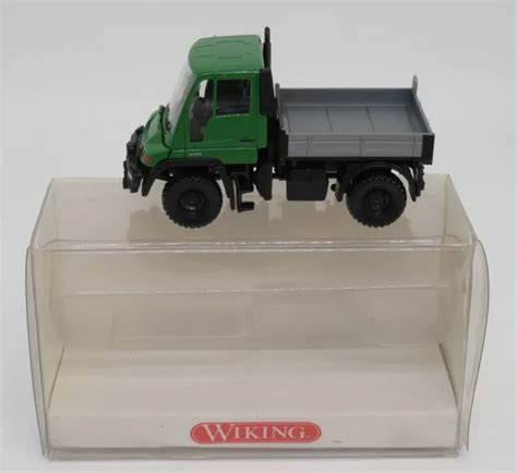 WIKING HO 1 87 Camion MB Mercedes Unimog U 400 Verde 3720233 IN Box