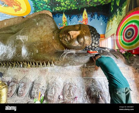 Cambodia, Kulen mountain, local temple Stock Photo - Alamy