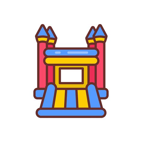 Bouncy Castle icon in vector. Illustration 27538496 Vector Art at Vecteezy