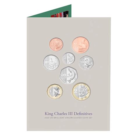 King Charles III Definitives 2023 UK Brilliant Uncirculated Coin Set ...