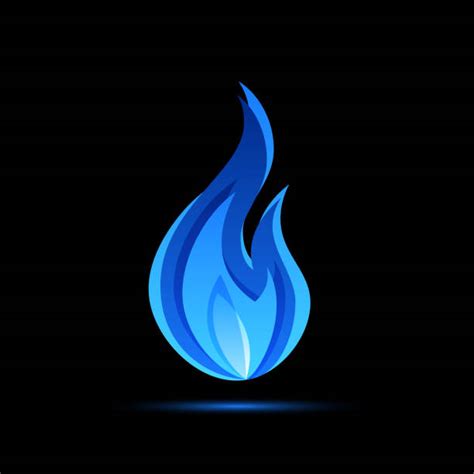 580+ Blue Flame Logo Backgrounds Stock Illustrations, Royalty-Free ...