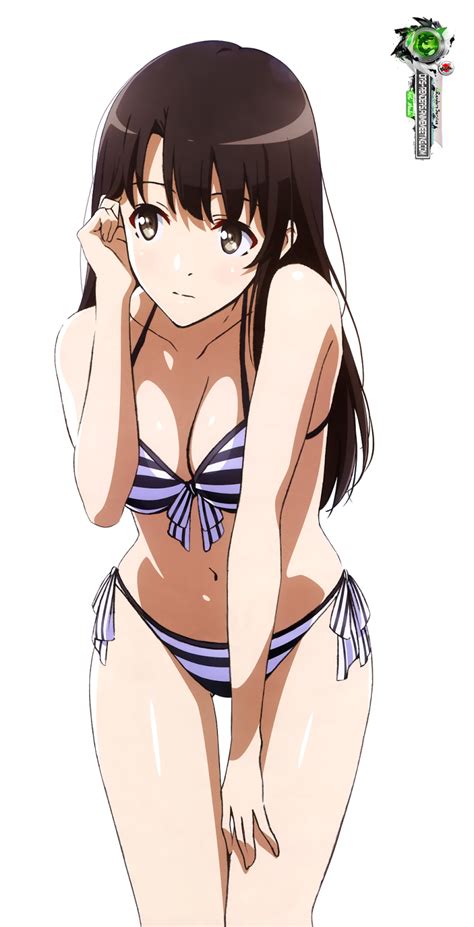 Saekano Megumi Kato Hyper Sexy Bikini Pose Hd Render Ors Anime Renders